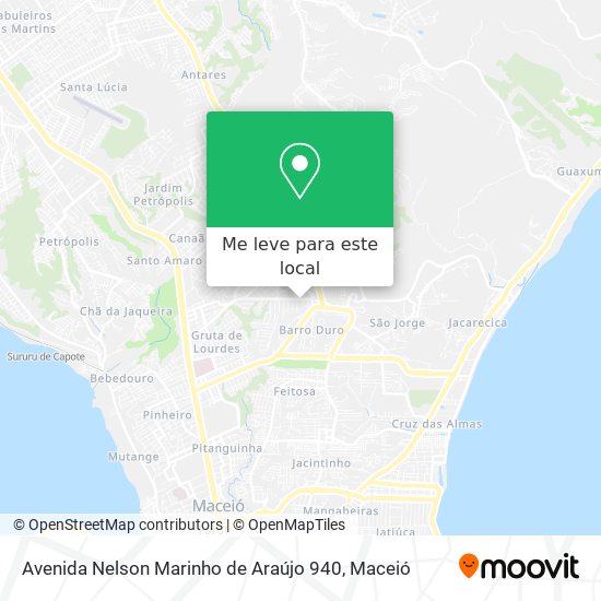 Avenida Nelson Marinho de Araújo 940 mapa