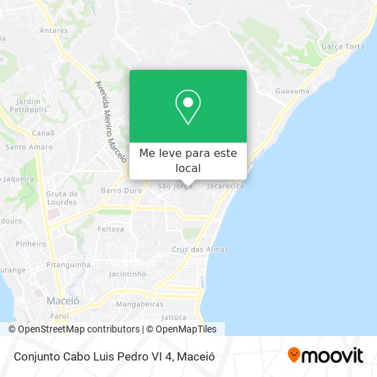 Conjunto Cabo Luis Pedro VI 4 mapa