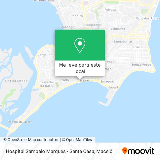 Hospital Sampaio Marques - Santa Casa mapa