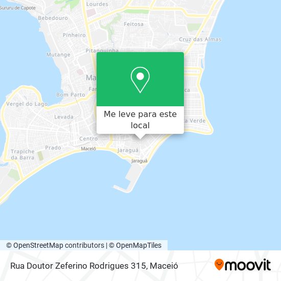 Rua Doutor Zeferino Rodrigues 315 mapa