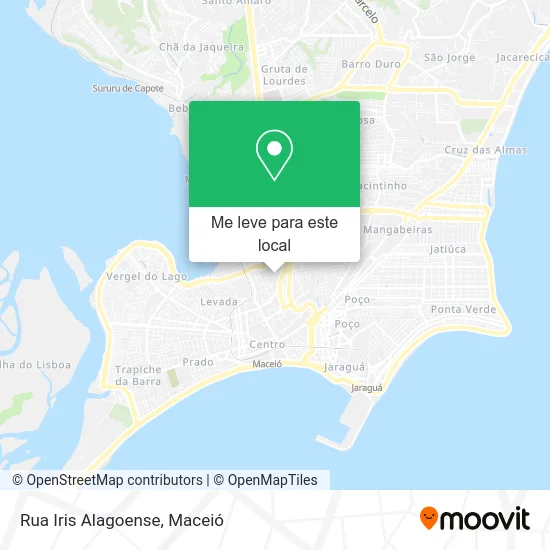 Rua Iris Alagoense mapa