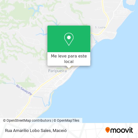 Rua Amarilio Lobo Sales mapa