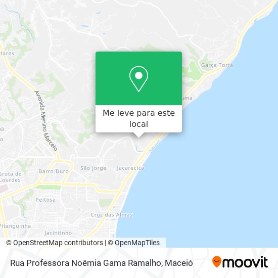 Rua Professora Noêmia Gama Ramalho mapa