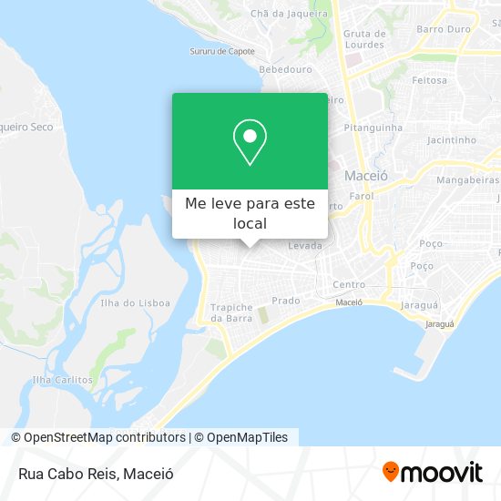 Rua Cabo Reis mapa