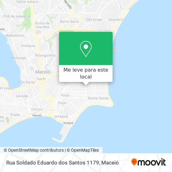 Rua Soldado Eduardo dos Santos 1179 mapa