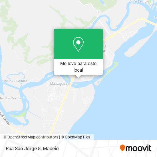 Rua São Jorge 8 mapa
