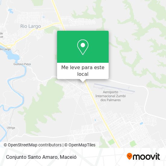 Conjunto Santo Amaro mapa
