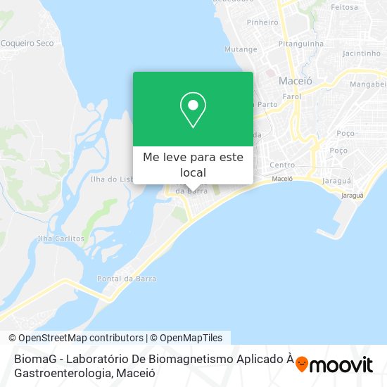 BiomaG - Laboratório De Biomagnetismo Aplicado À Gastroenterologia mapa