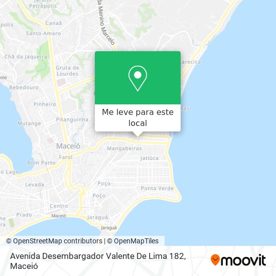 Avenida Desembargador Valente De Lima 182 mapa