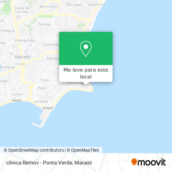 clínica Remov - Ponta Verde mapa