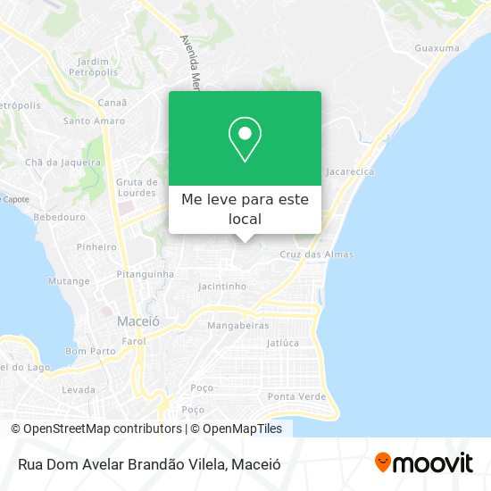 Rua Dom Avelar Brandão Vilela mapa
