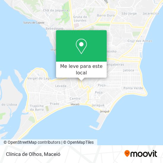 Clínica de Olhos mapa