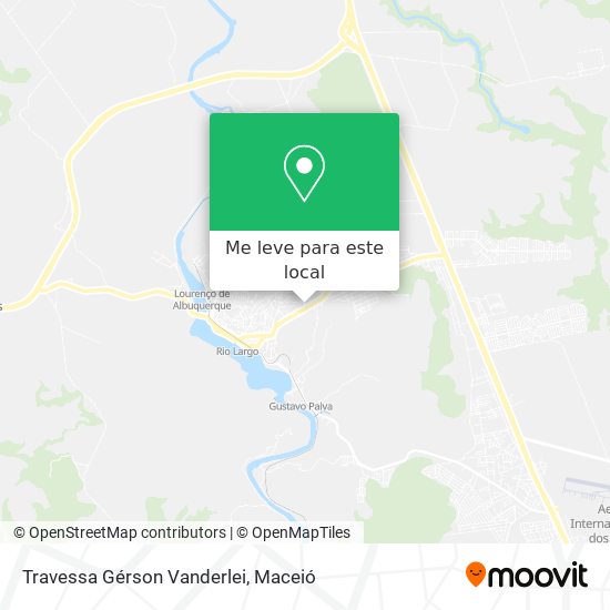Travessa Gérson Vanderlei mapa