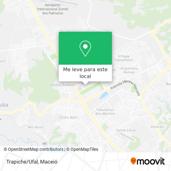 Trapiche/Ufal mapa