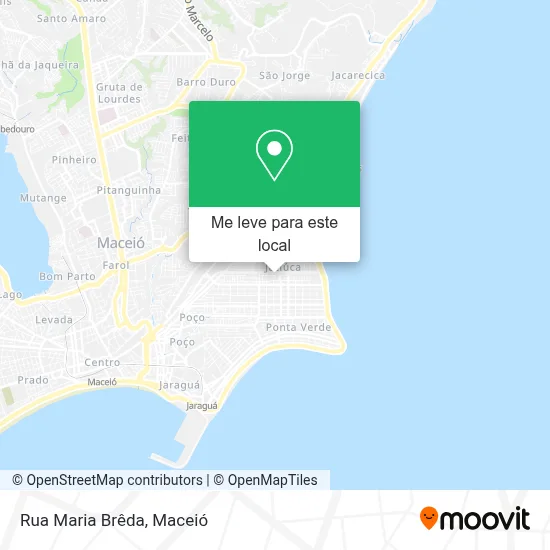 Rua Maria Brêda mapa