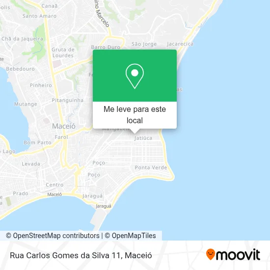 Rua Carlos Gomes da Silva 11 mapa