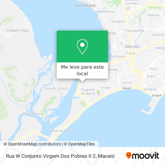 Rua W Conjunto Virgem Dos Pobres II 2 mapa