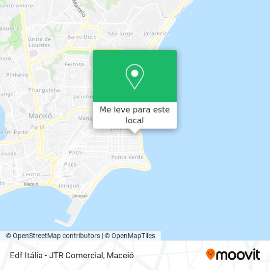 Edf Itália - JTR Comercial mapa