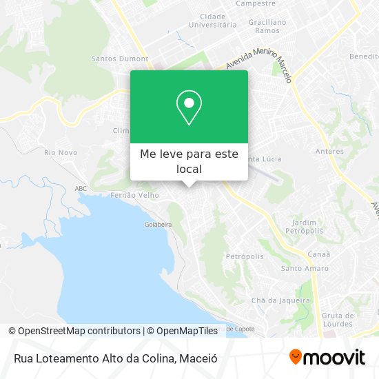 Rua Loteamento Alto da Colina mapa