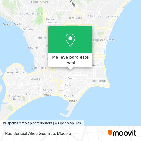 Residencial Alice Gusmão mapa