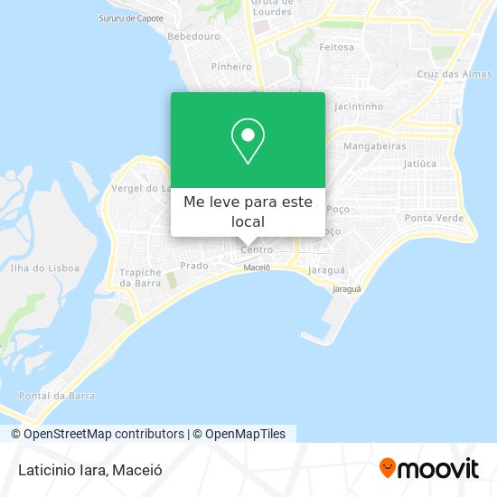 Laticinio Iara mapa