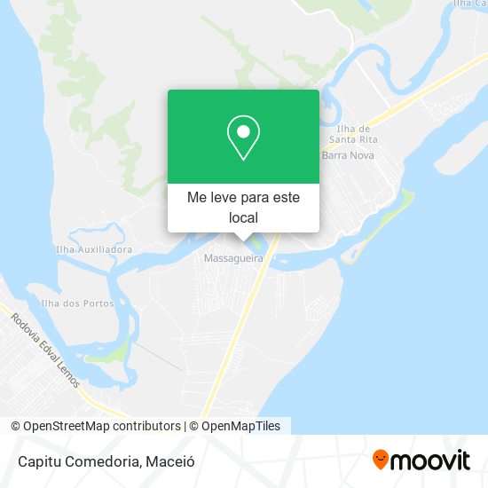 Capitu Comedoria, Avenida Nossa Senhora da Conceição Marechal Deodoro Marechal Deodoro-AL 57160-000 mapa