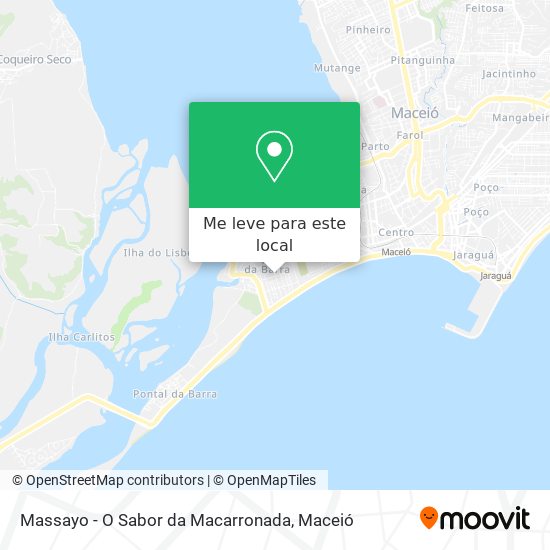 Massayo - O Sabor da Macarronada mapa