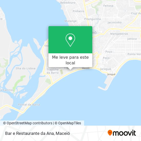Bar e Restaurante da Ana mapa