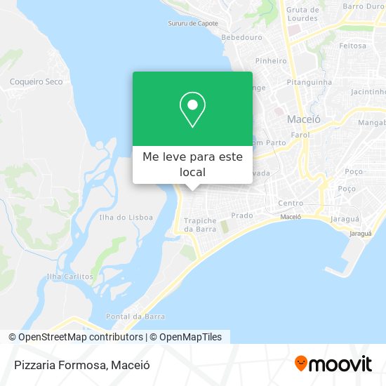 Pizzaria Formosa mapa