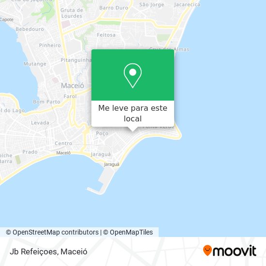 Jb Refeiçoes mapa