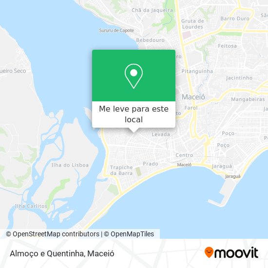 Almoço e Quentinha mapa