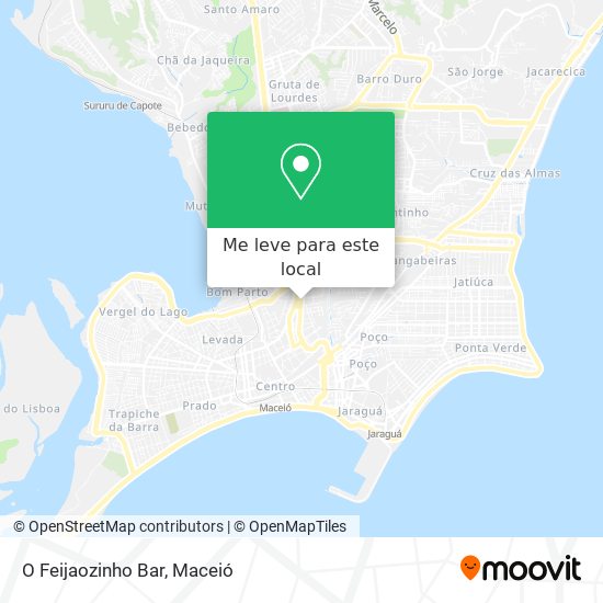 O Feijaozinho Bar mapa