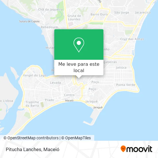 Pitucha Lanches mapa