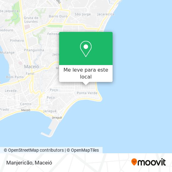 Manjericão mapa