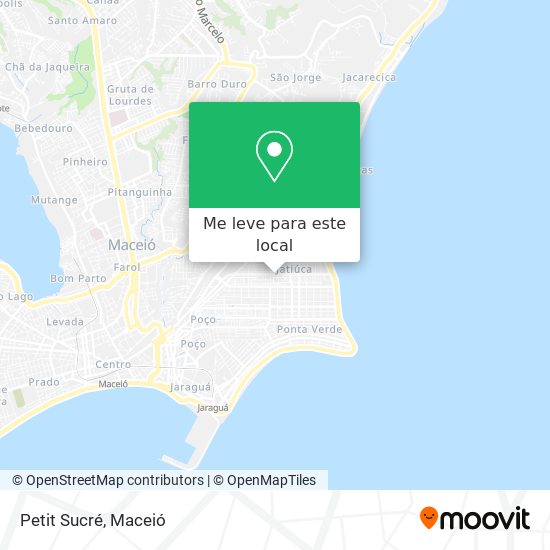 Petit Sucré mapa