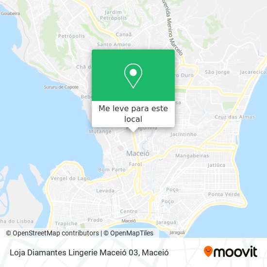 Loja Diamantes Lingerie Maceió 03 mapa