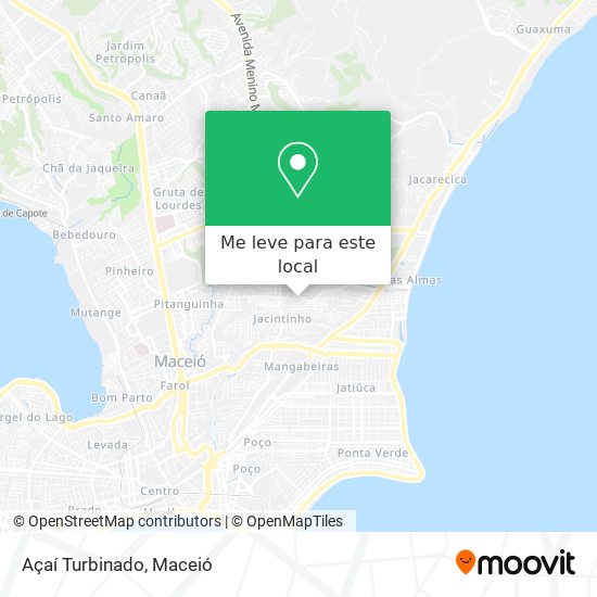 Açaí Turbinado mapa