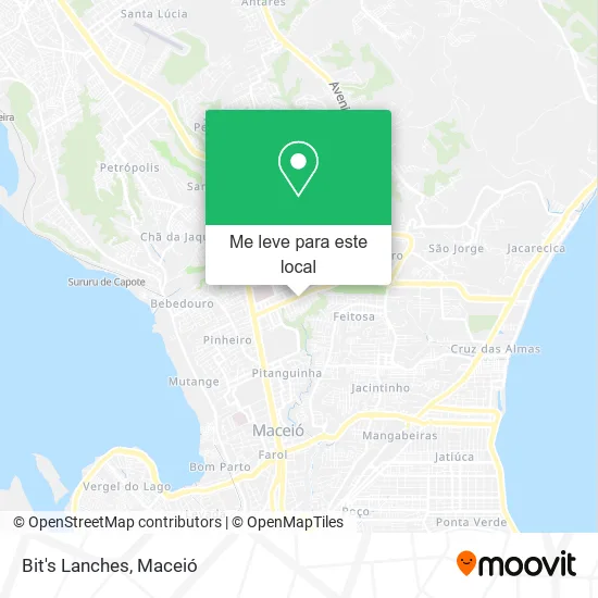 Bit's Lanches mapa