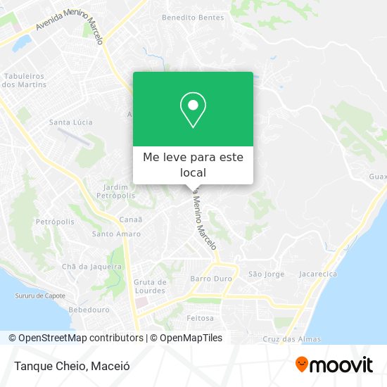Tanque Cheio mapa