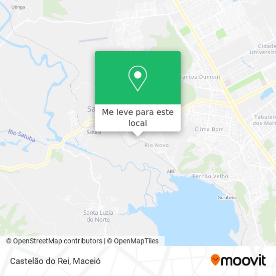 Castelão do Rei mapa