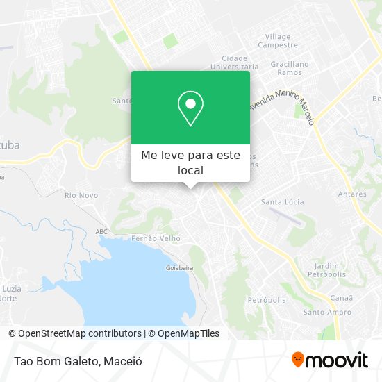 Tao Bom Galeto mapa