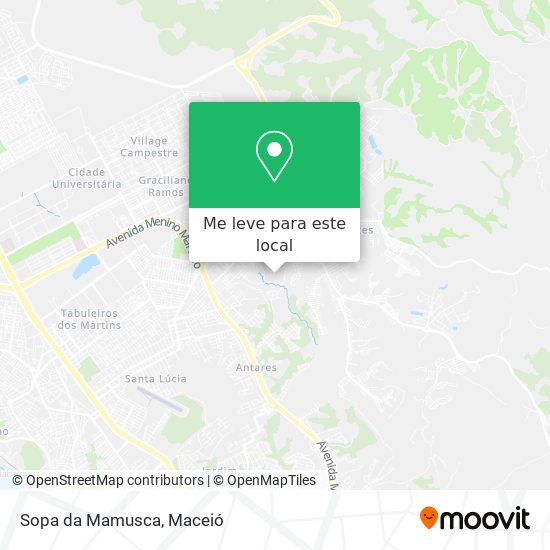 Sopa da Mamusca mapa