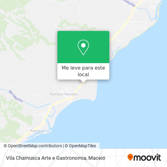 Vila Chamusca Arte e Gastronomia mapa