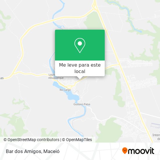 Bar dos Amigos mapa
