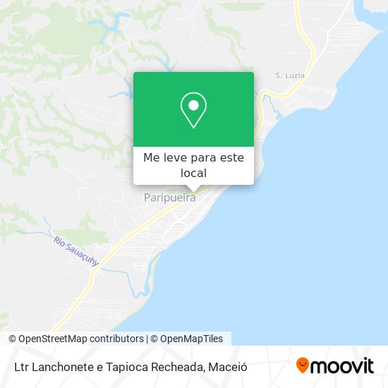 Ltr Lanchonete e Tapioca Recheada mapa