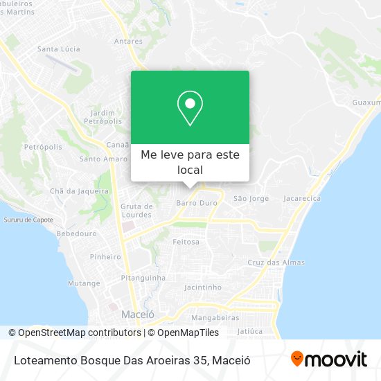 Loteamento Bosque Das Aroeiras 35 mapa