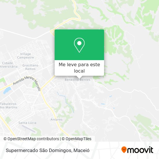 Supermercado São Domingos mapa