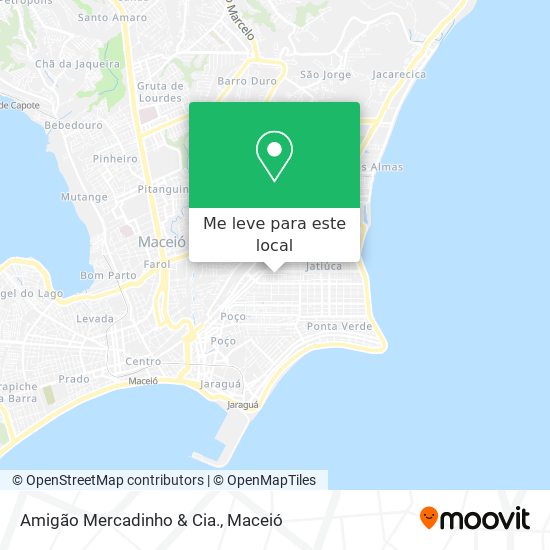 Amigão Mercadinho & Cia. mapa