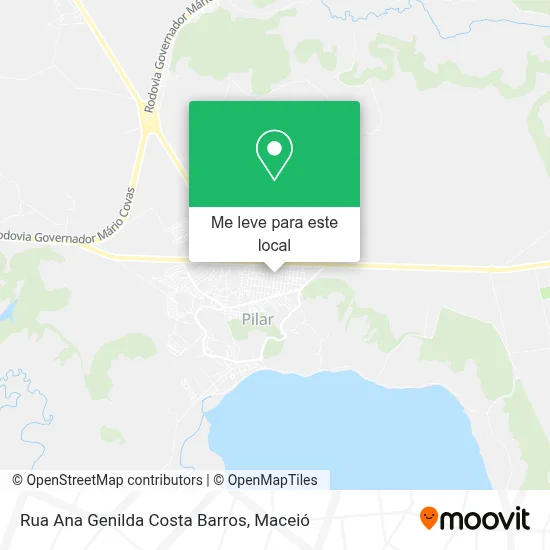 Rua Ana Genilda Costa Barros mapa