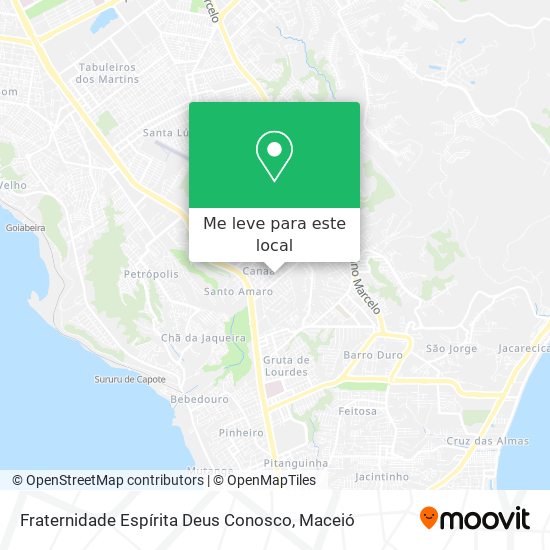 Fraternidade Espírita Deus Conosco mapa